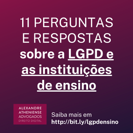 Escolas e a LGPD