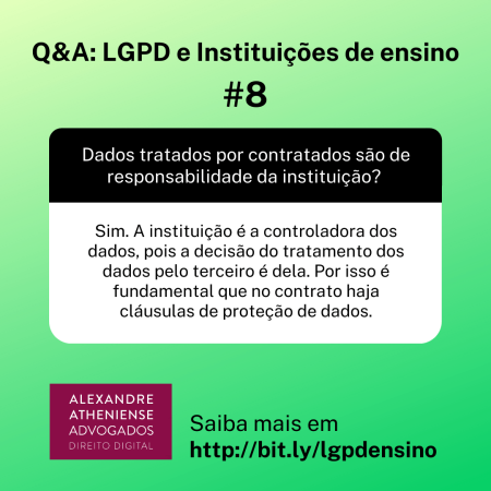 Escolas e a LGPD
